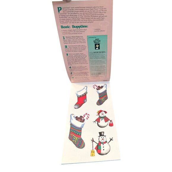 Christmas Paper Pizazz Punch-Outs 72 Acid-Free Lignin-Free Paper Shapes Craft Ki - Picture 7 of 7